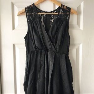 H&M Little Black Dress With Lace Detail